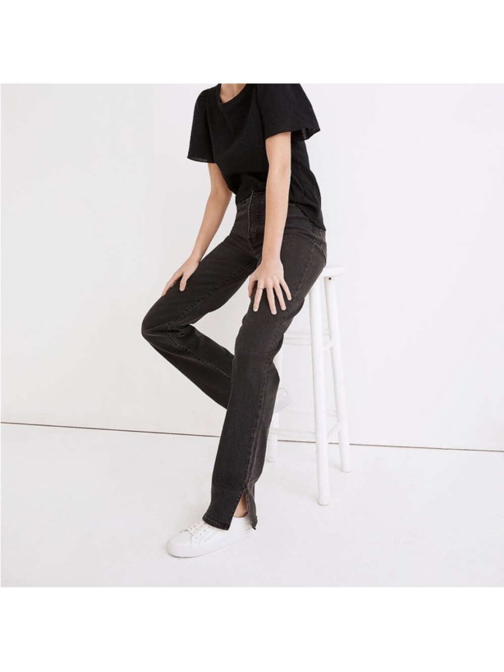 Madewell Perfect Vintage Straight Leg Jean w/ Split Hem